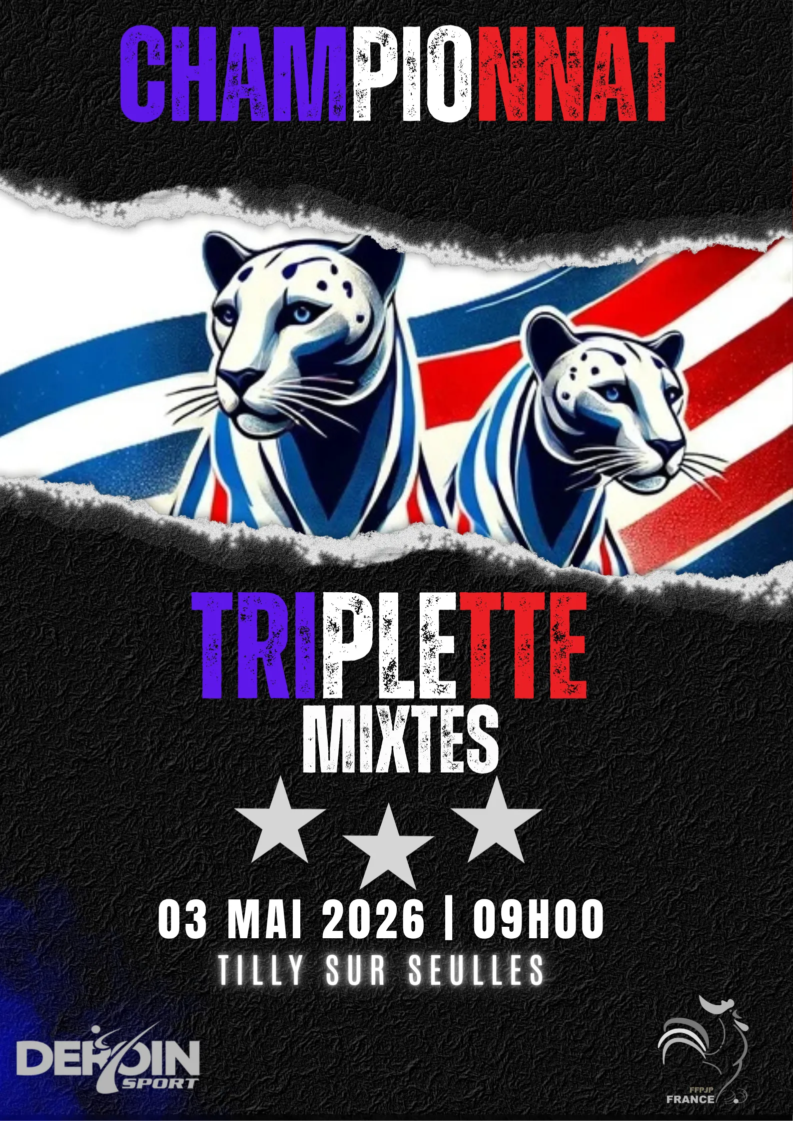 Championnat Calvados Triplette mixte, Secteur Ouest.